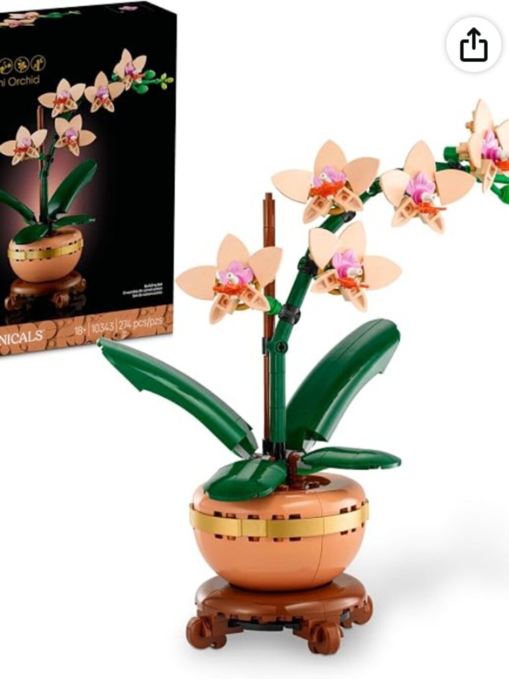 LEGO Botanicals Mini Orchid Building Set